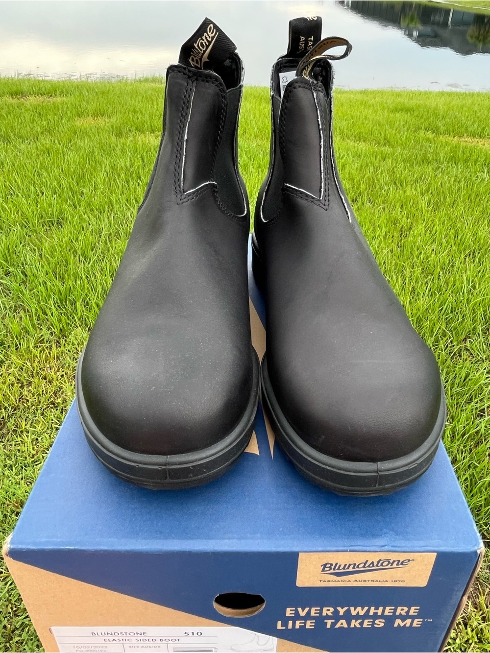 NWT Blundstone Black Chelsea Original 510 Slip-On Work Boots Size 8.5 - Picture 5 of 13